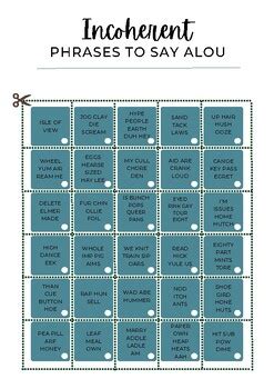 printable incoherent game|Incohearent Fan Site .